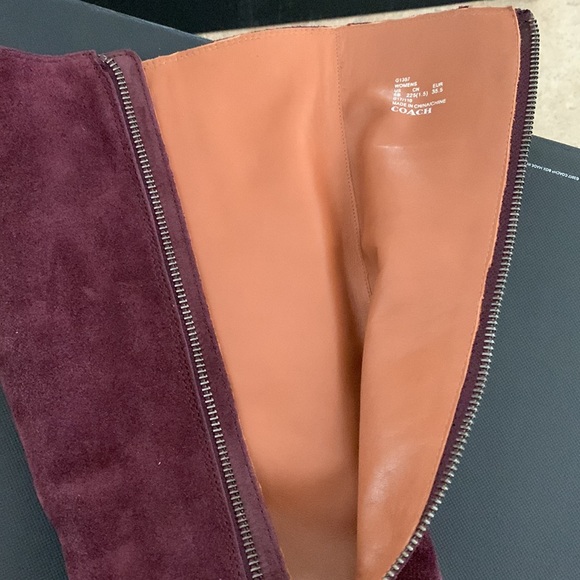 COACH Suede Zip boots - Picture 7 of 9